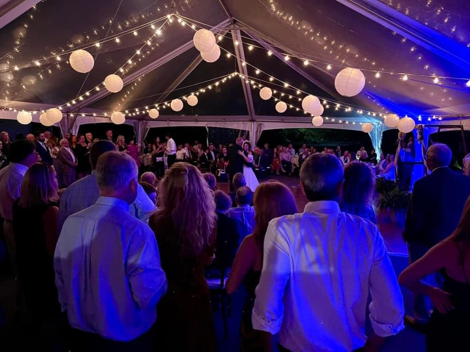 Wedding reception at the Manchester American Legion